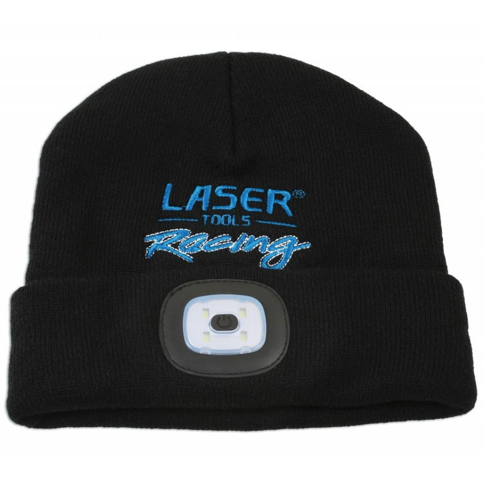 Laser Tools LAS-6899 kötött téli sapka tölthető LED lámpával, 120 lm termék fő termékképe
