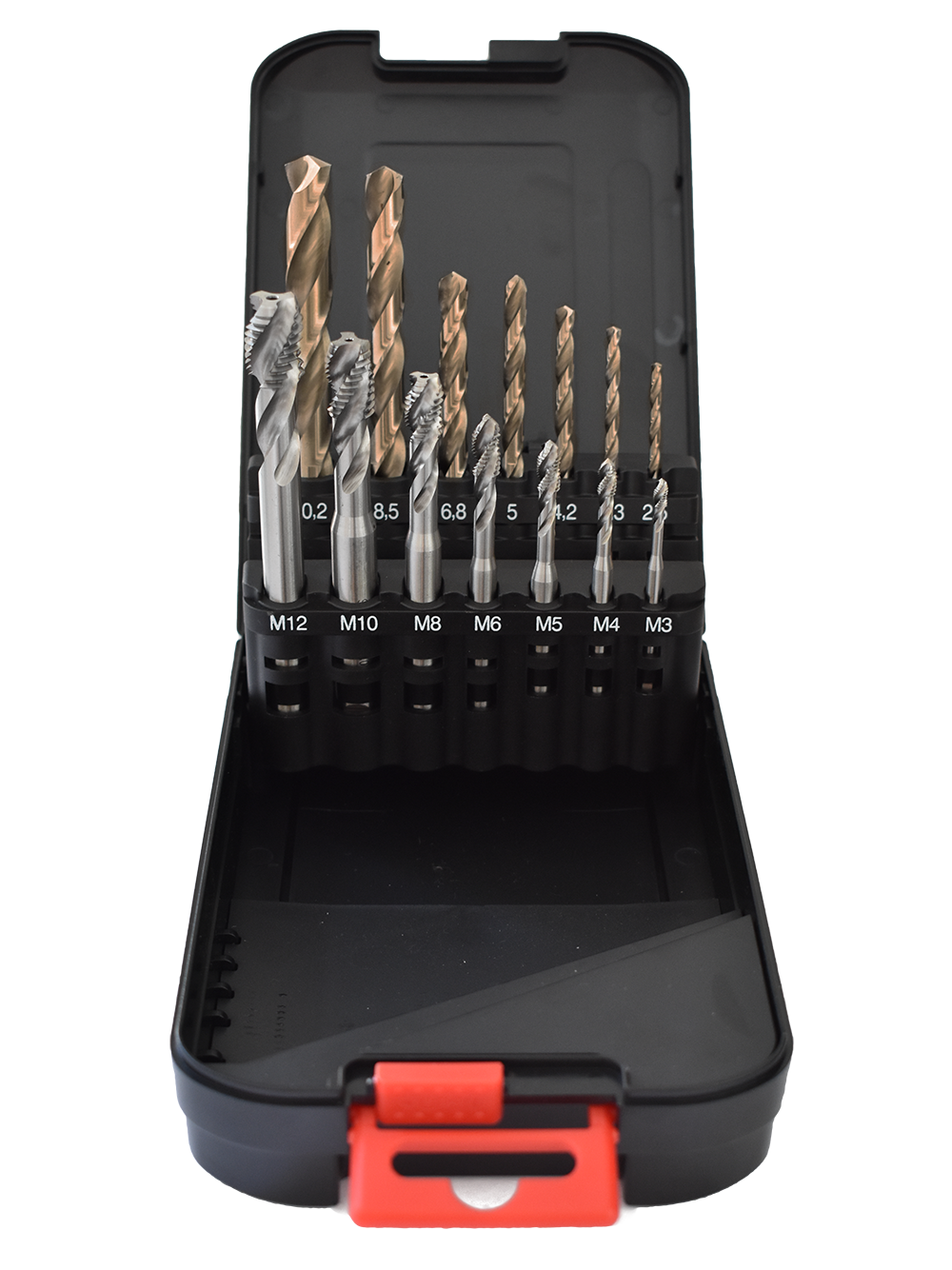 Abraboro S2 HSS-Co 14 részes gépi menetfúró készlet termék fő termékképe