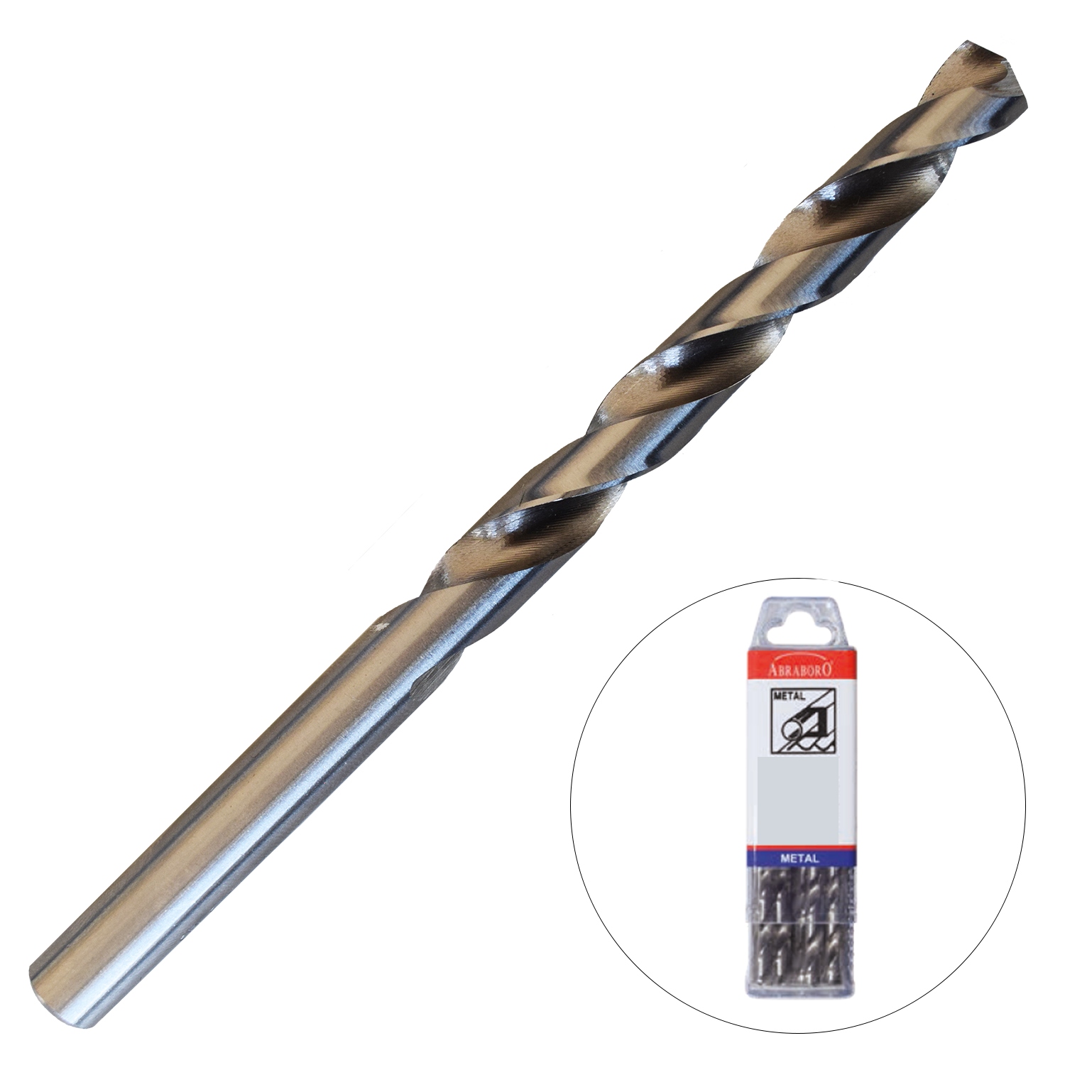 Abraboro 4 x 75 / 43 mm HSS-GS fémfúró X-Pack, 10 db/csomag termék fő termékképe