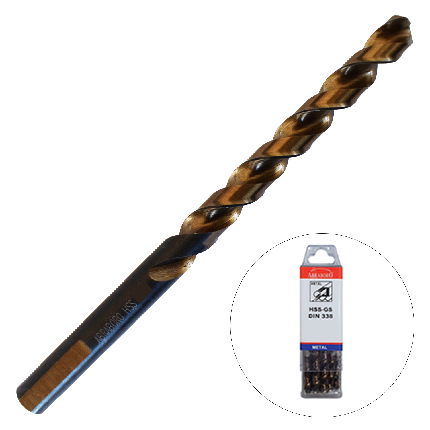 Abraboro 5 x 86 / 52 mm MULTISPEED HSS-GS fémfúró háromszög szárral X-Pack, 10 db/csomag termék fő termékképe