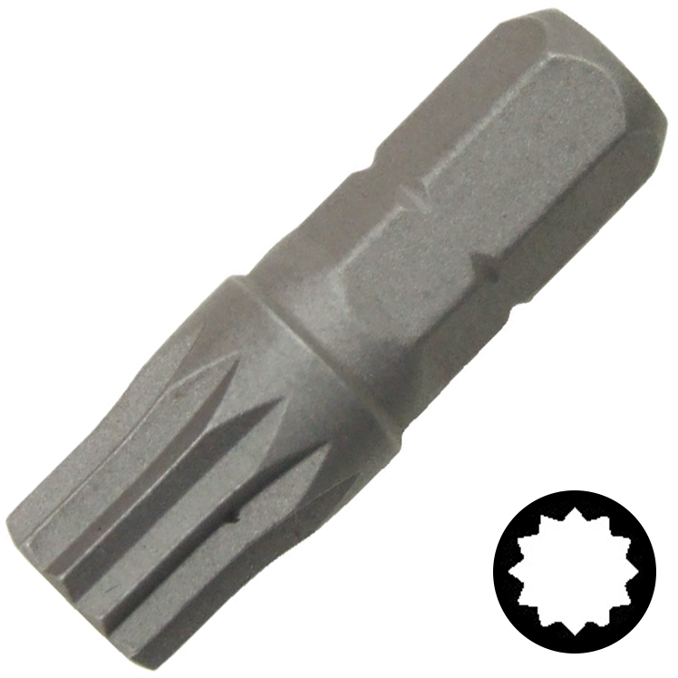 KENNEDY No.6 XZN csavarhúzó bit 1/4" hatszög illesztéssel, 25 mm termék fő termékképe