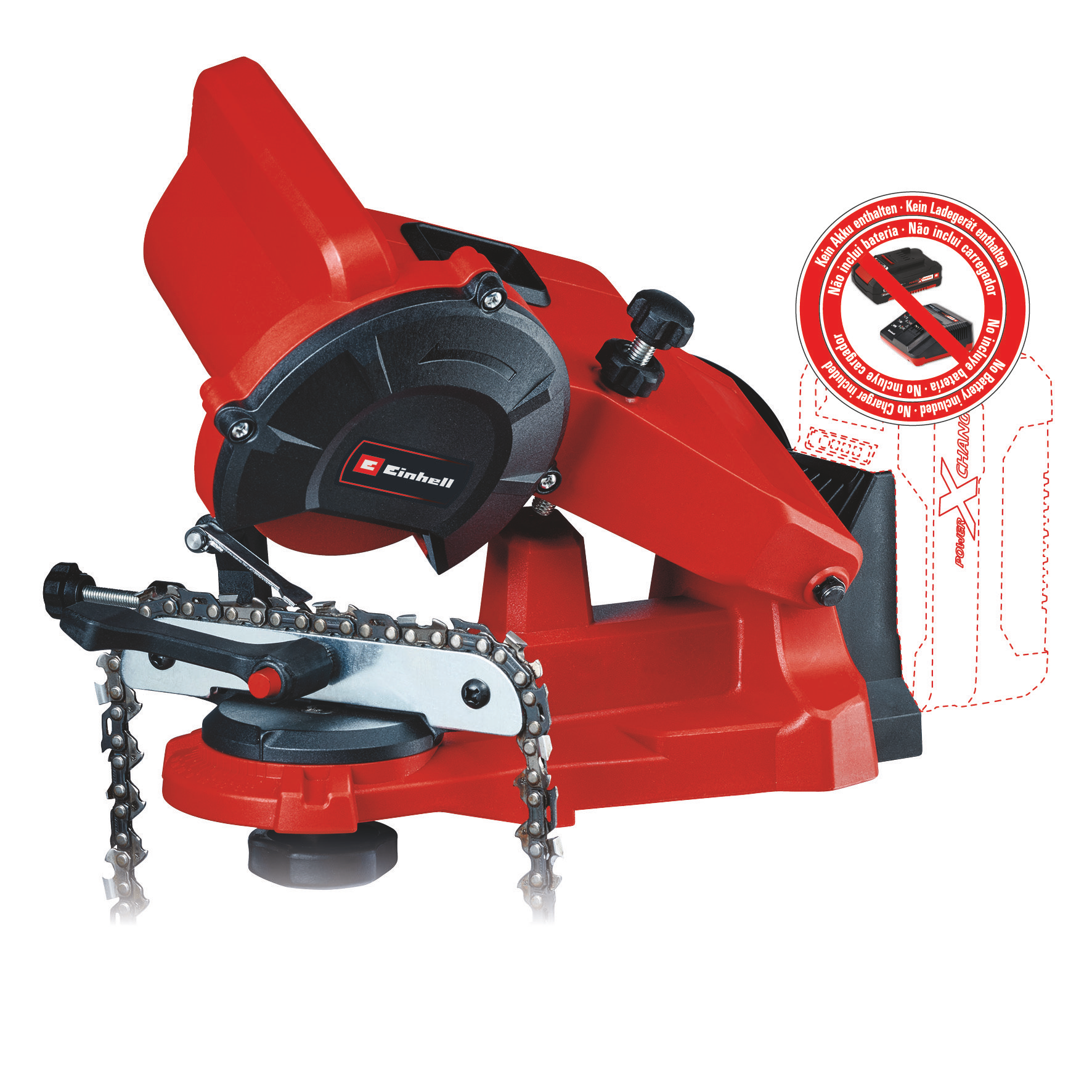 EINHELL GE-CS 18 Li - Solo akkus fűrészlánc élező (akku és töltő nélkül) termék fő termékképe