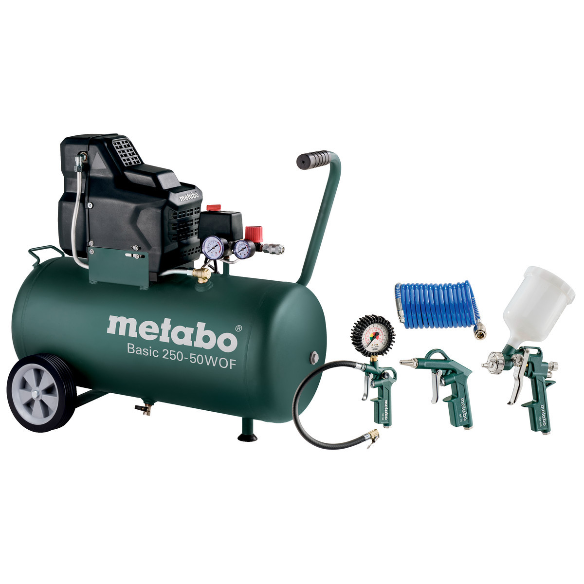 METABO BASIC 250-50 W OF SET kompresszor + LPZ 4 készlet termék fő termékképe