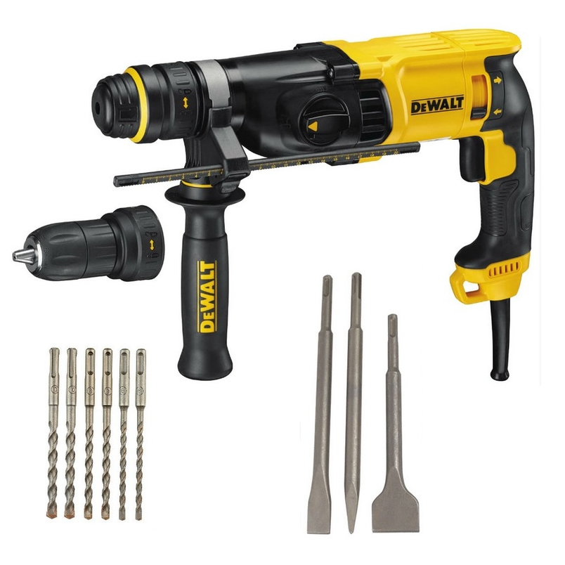 Dewalt D25134KP SDS-plus fúrókalapács (kofferben) + tartozékok termék fő termékképe