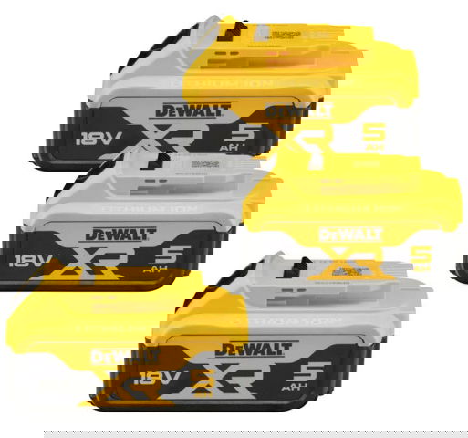 Dewalt DCB184P3 18 V 5.0 Ah Li-ion akkumulátor, 3 db/csomag termék fő termékképe